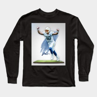 Justin Herbert Los Angeles Sports Art Long Sleeve T-Shirt